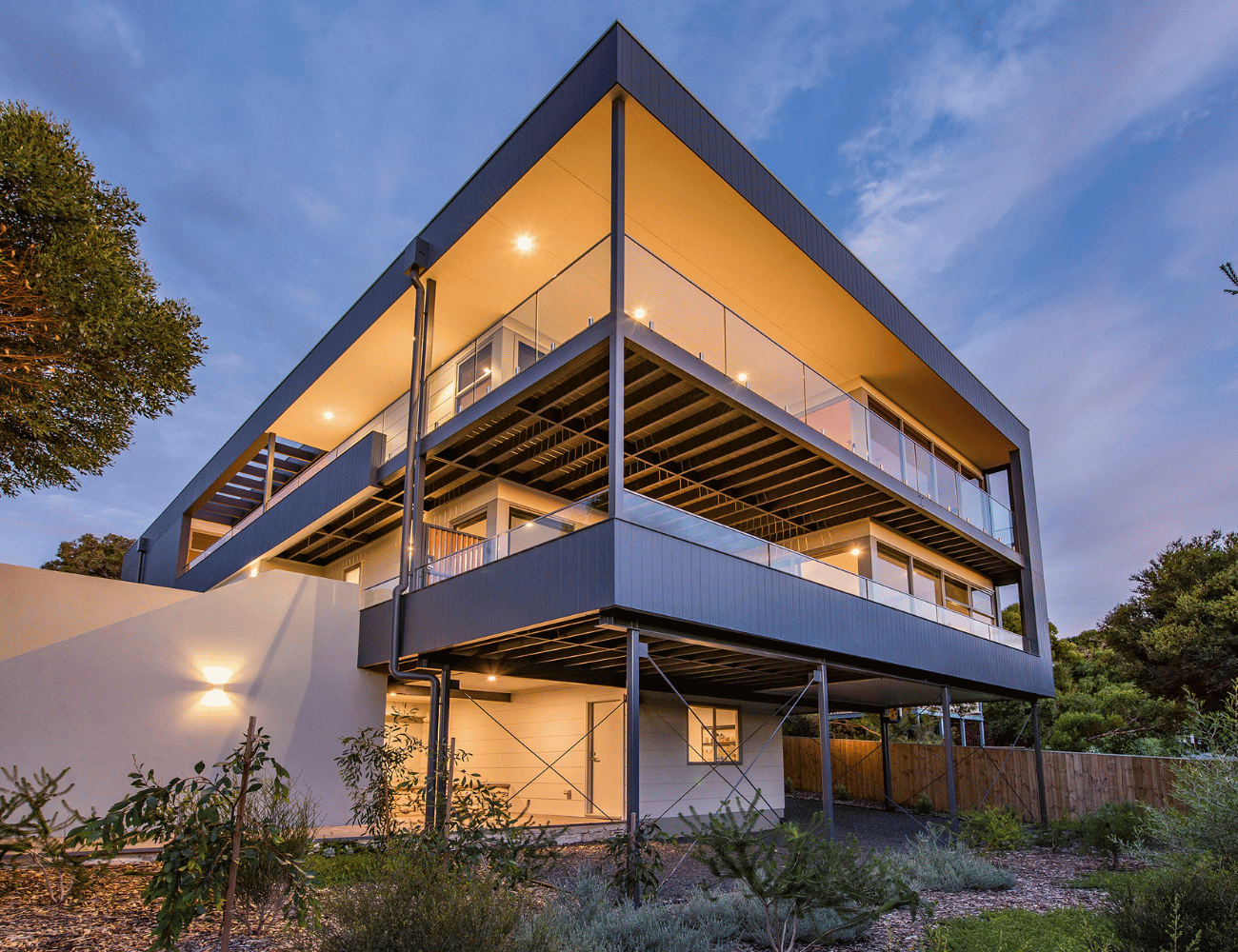 Bluewater Building Co custom home exterior